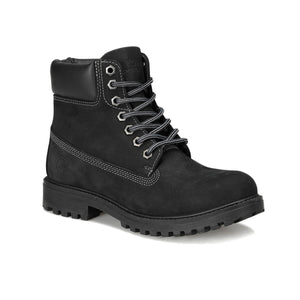 FLO RIVER NUB Black Women Boots LUMBERJACK