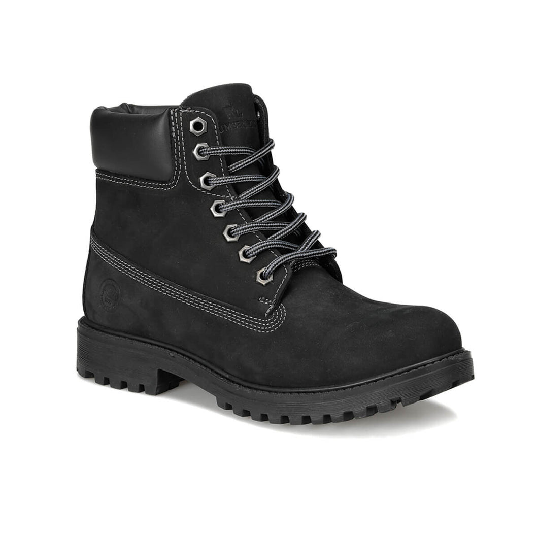 FLO RIVER NUB Black Women Boots LUMBERJACK
