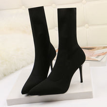 Load image into Gallery viewer, SEGGNICE Sexy Sock Boots Knitting Stretch Boots

